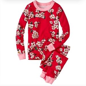 NWT Hanna Andersson Cherry Blossom Pajamas Size 4